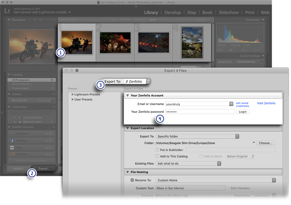 How to use Jeffrey Friedl's Lightroom Plugin Zenfolio
